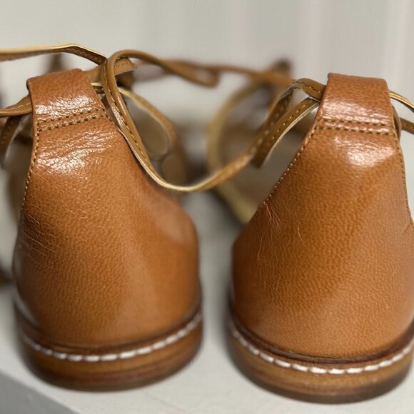 Michael Kors Monterey Leather Lace Up Sandals Size 7 - Picture 6 of 8